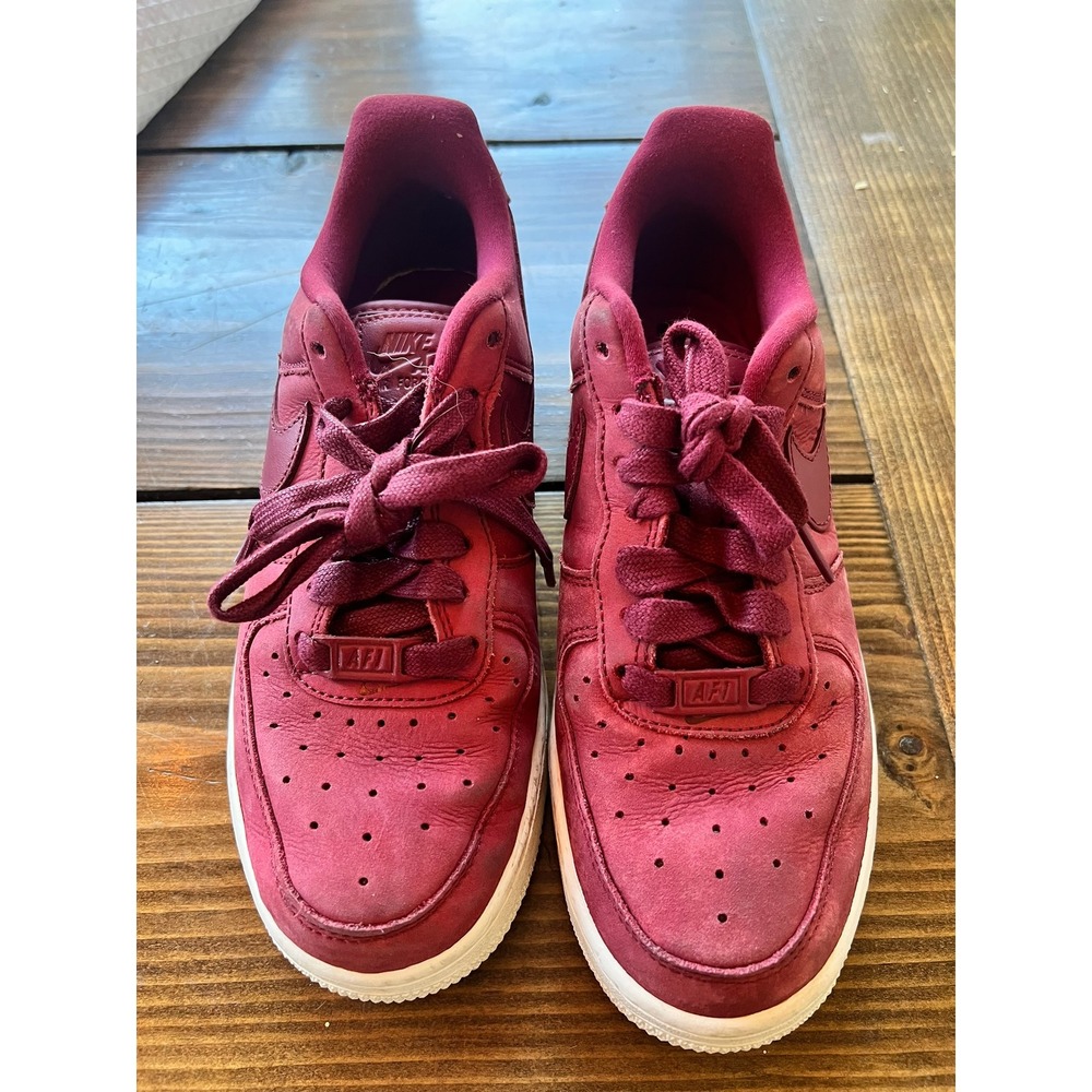 Nike Air Force 1 Low Dark Beetroot Burgundy Sneakers DR9503-600 Womens 7.5